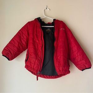 Pacific Trail Toddler Boys 3T Red Lightweight Winter Jacket.